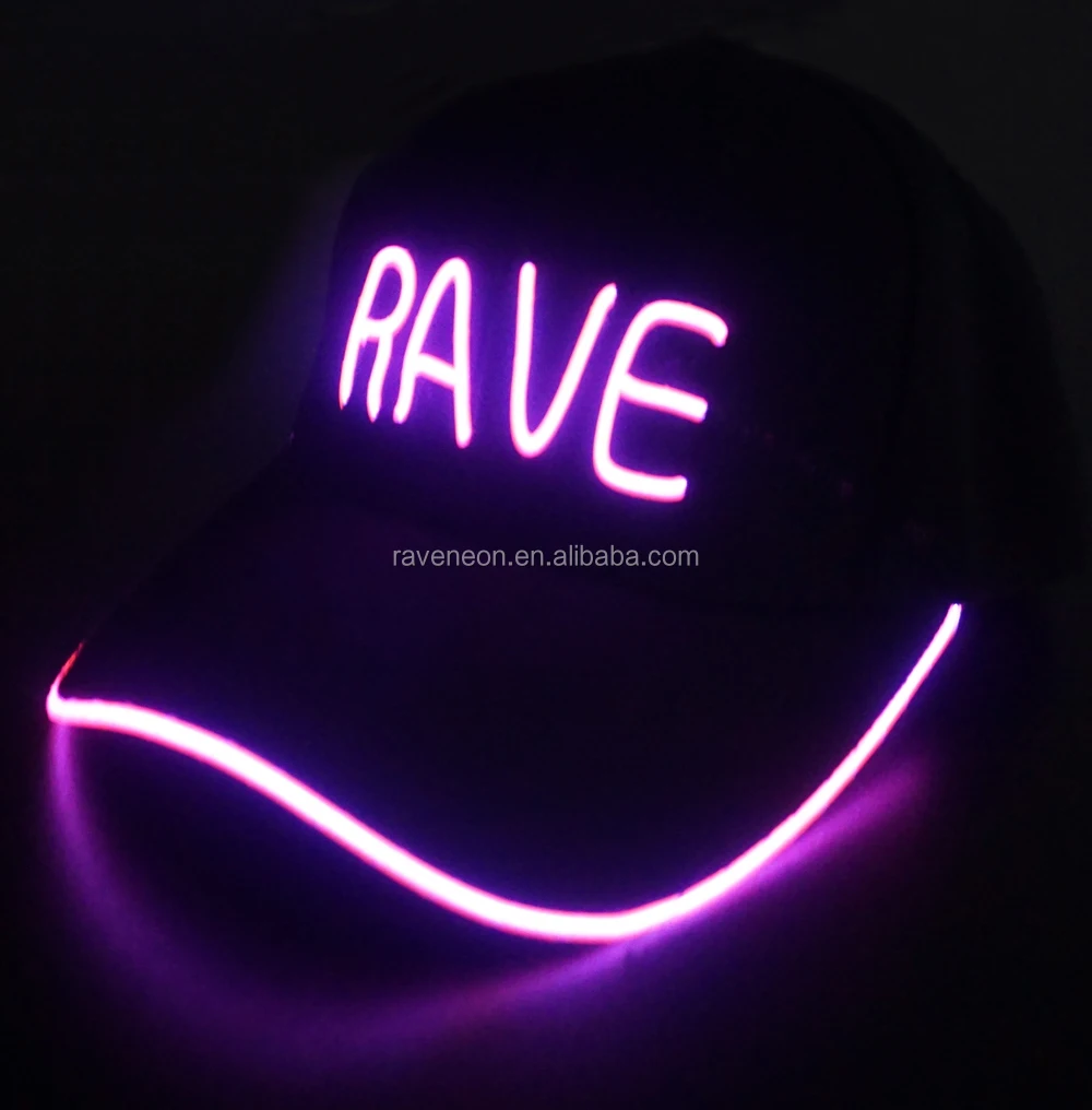 2019 Fast delivery Custom LED Hat and LED Cap , baseball caps with built-in led lights