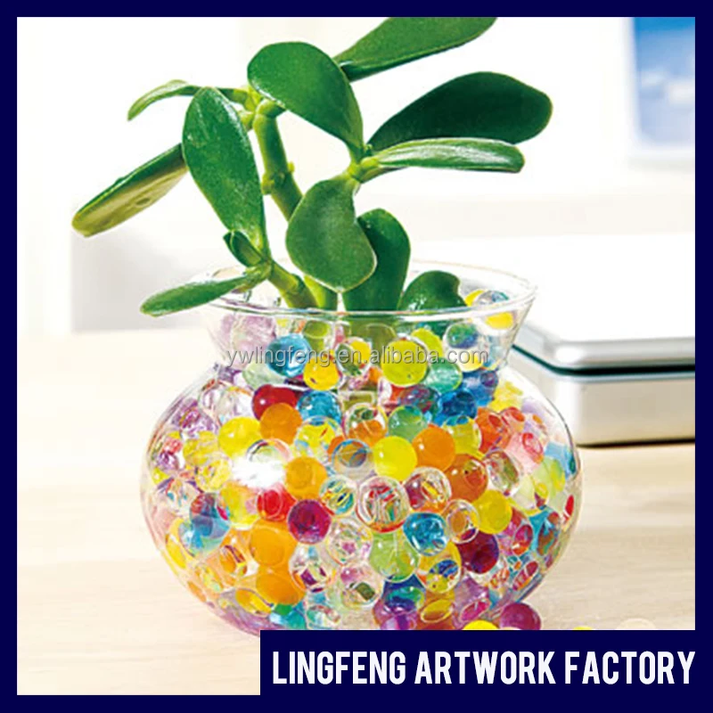 LF-111-30 linkfun 2-2.5 mm jelly balls for decoration crystal mud soil colorful water beads