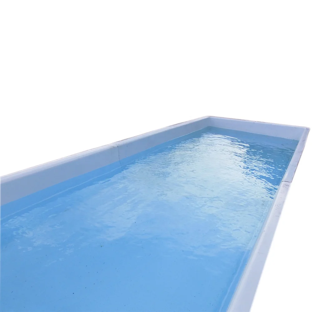 Inground outdoor fiberglass swimming pool spa garden pool 6.5m x2.2m x 1.3m