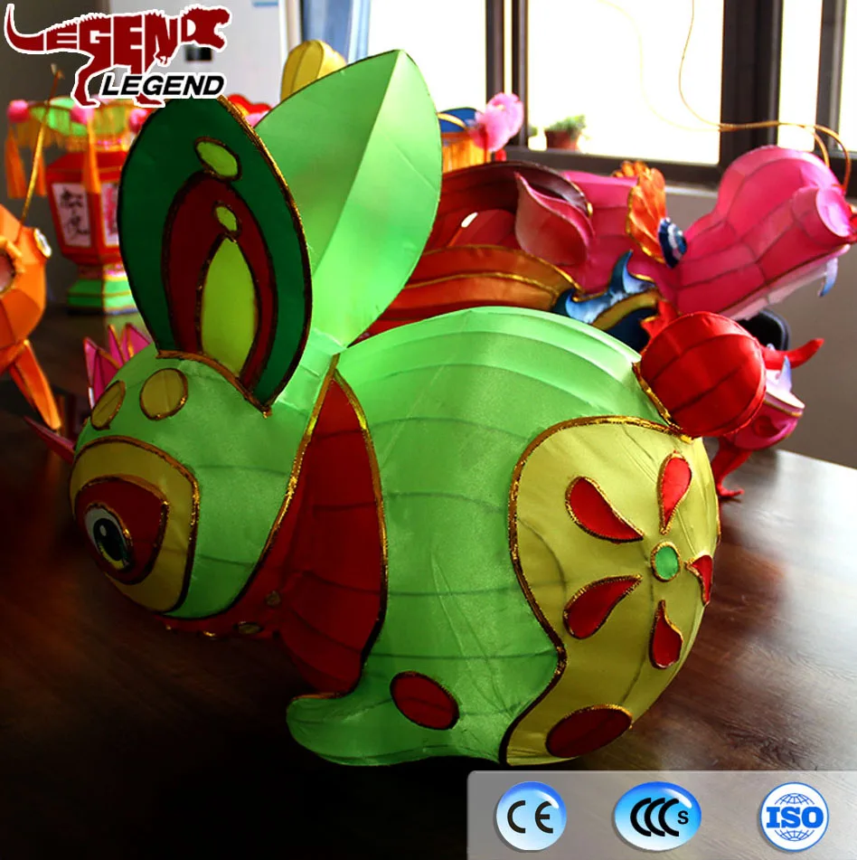 Chinese special traditional decoration rabbit lantern