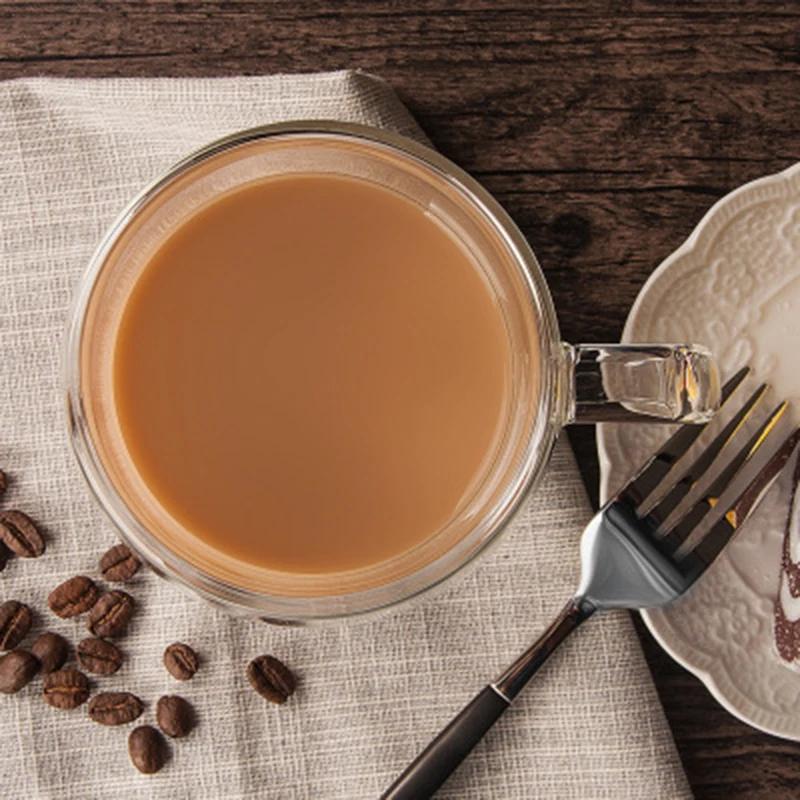 
Borosilicate Double Heat Resistant Glass Creative Customize Logo Coffee Mug 