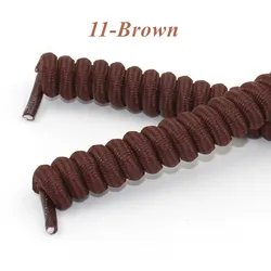 2021 Fuzhou YoYo Spiral Curly Elastic Shoelaces Round Elastic No Tie Shoelaces for Sale