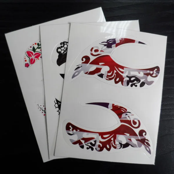 custom printed water transfer eye tattoo sticker