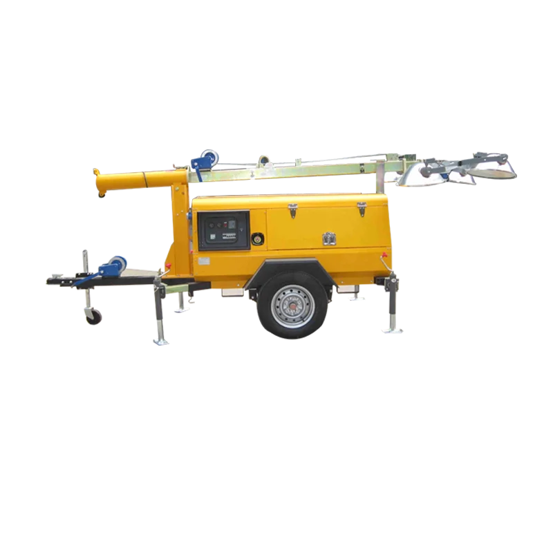 cheap price Waterproof Mobile Outdoor Led Light Tower With Generator for sale