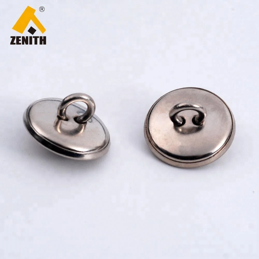 Custom Logo Loop Sewing Brass Shank Button Shank Gold Sewing Button for Coat BM10225