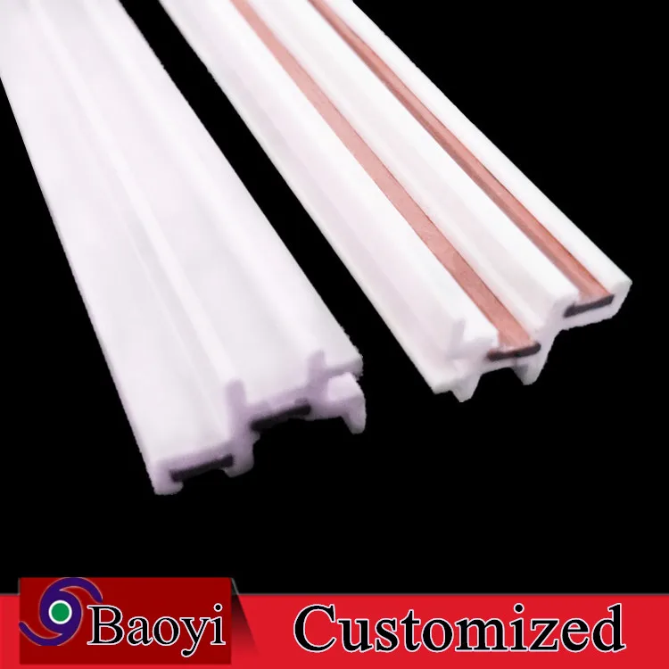 3 фазы рельса 4 провода пластиковый профиль светодиодный Трековый светильник