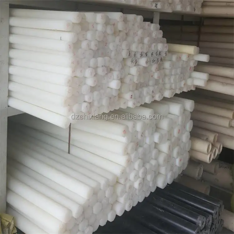 Colored nylon rod  MC nylon bar high wear resistant PP PE POM plastic rod