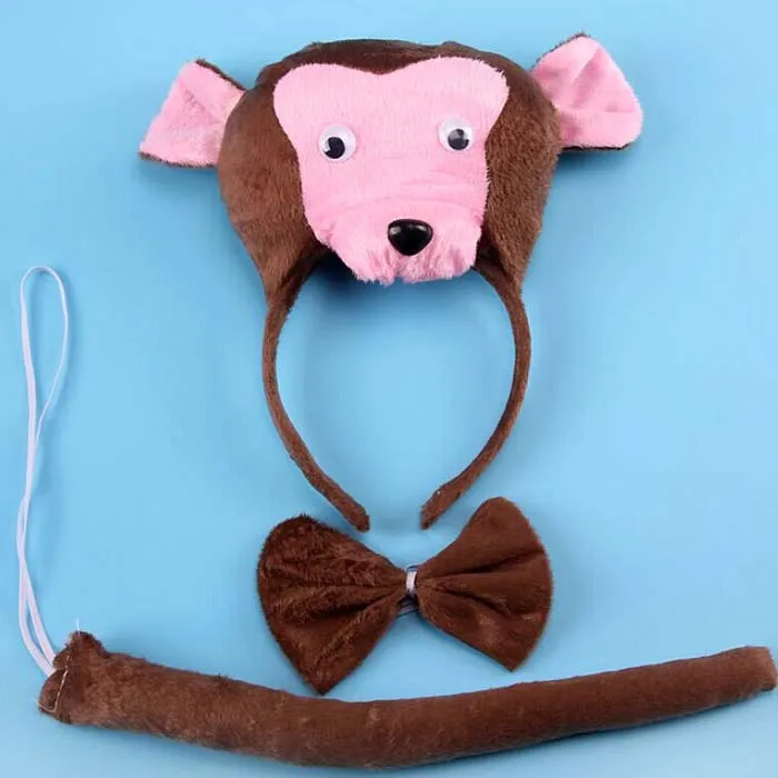 Animal Monkey 3D Headband Kids font b Childrens b font Halloween font b Fancy b font