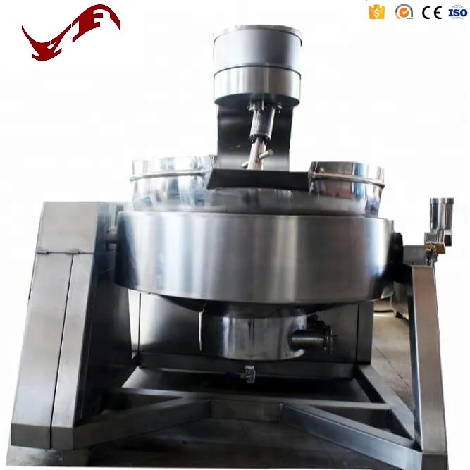 Stainless Steel  food  electric Cooking pot   Jacketed stirring cooking Kettle with  Agitator