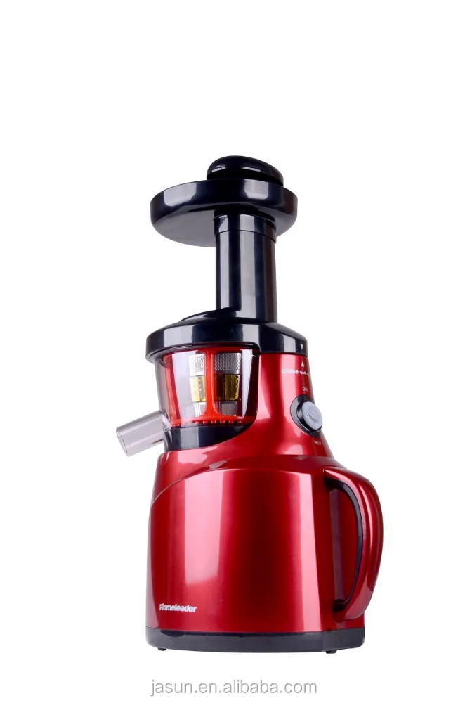 (Stock in USA)Homeleader slow juice extractor 150-Watt for all fruit and vegetable, cool bright red