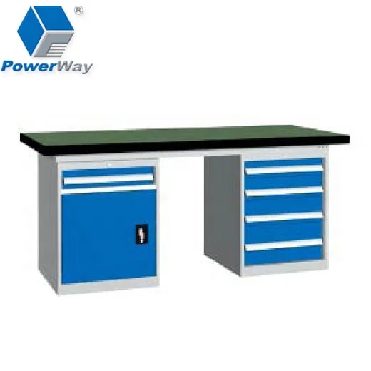Powerway electronic 10ft metal drawer workbench for garage/wrokshop/lab