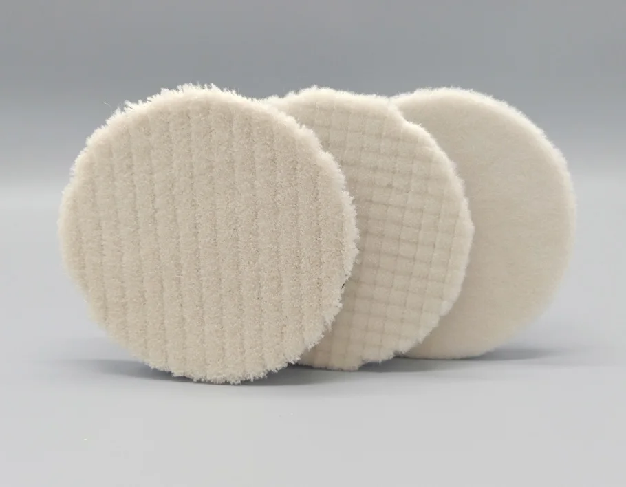 lamb Wool Buffing Pad 3 Inches (80mm) lamb Wool Polishing Pad For Car Body Polish Detail Mirror Finish Polish