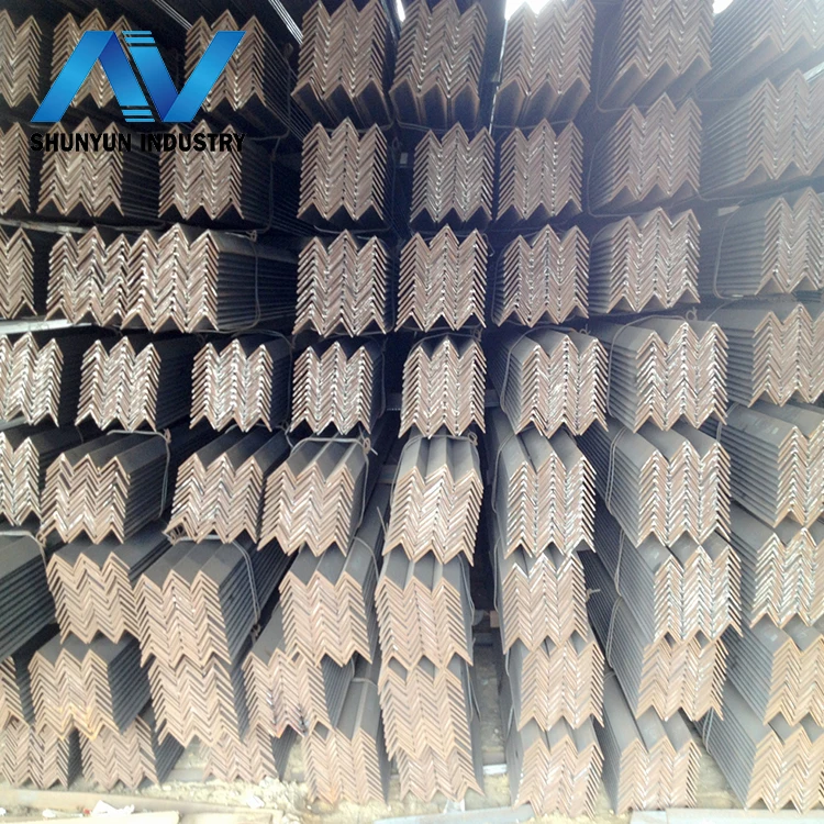 Project Material Made in China Steel Angle Standard Sizes with Grade EN S235JR S355JR Hot Rolled Angle Steel