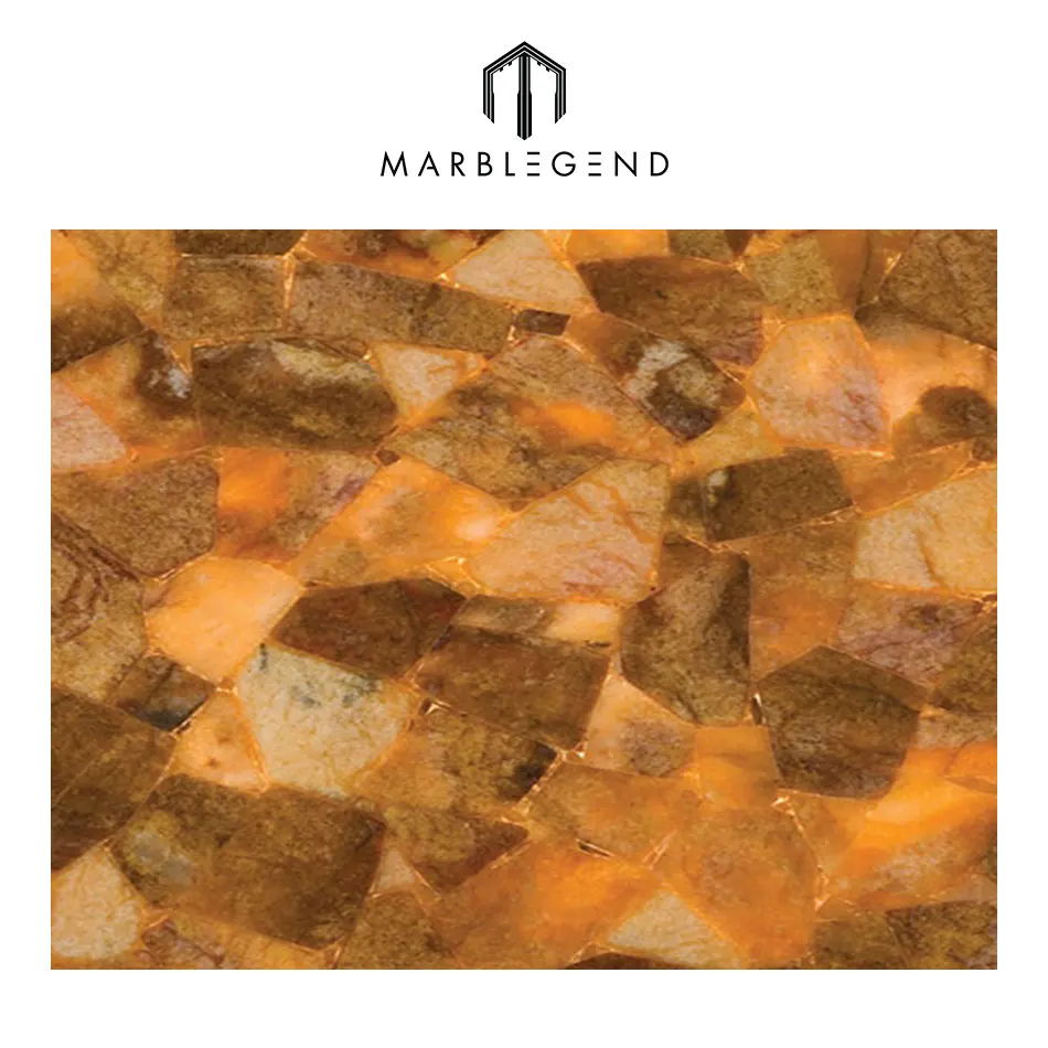 popular sale building material polished gemstone sole yellow quartz slab for countertop