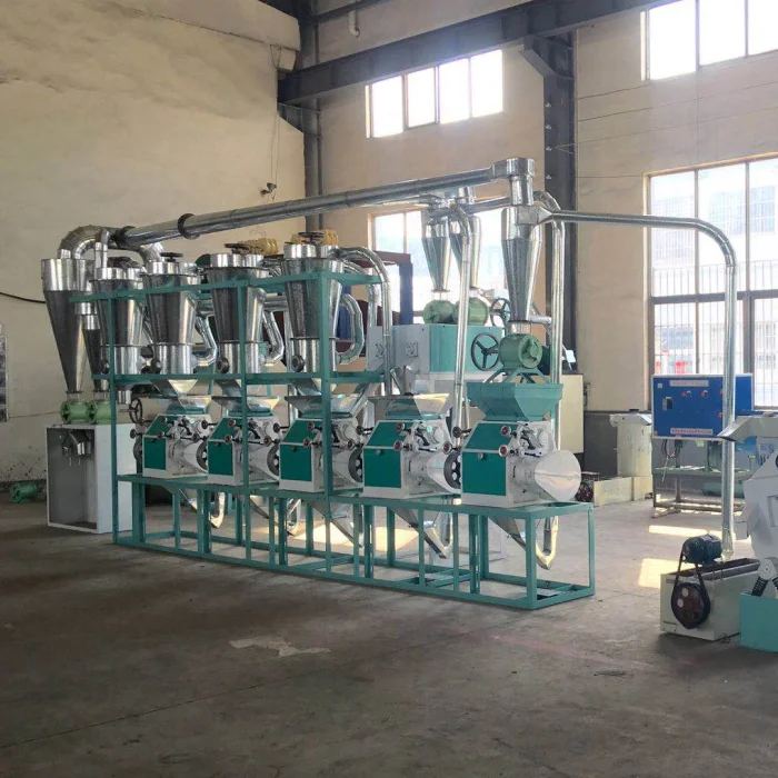 maize roller mill machine and packaging plant