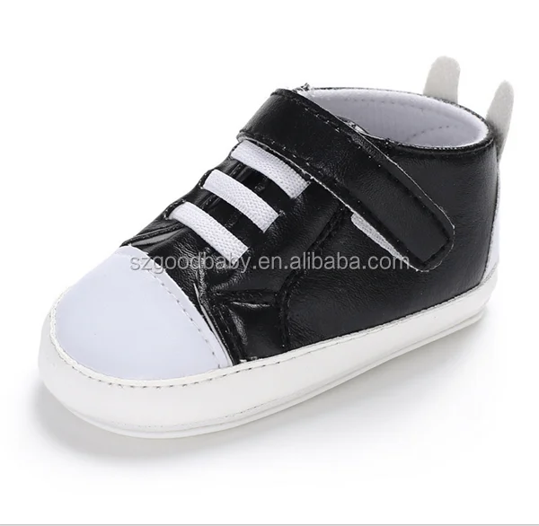 Customized Pu Leather Soft Sole Casual Baby Boy Girl Shoes