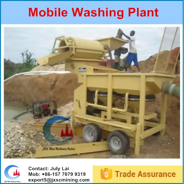 Low Cost Movable All-In-One Machine Mineral Gravity Separator Jig Screening Equipment