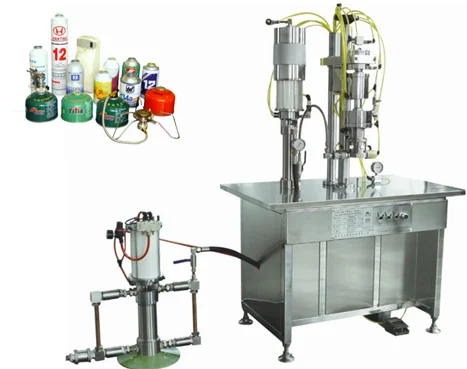 Система наполнения и упаковки аэрозоля