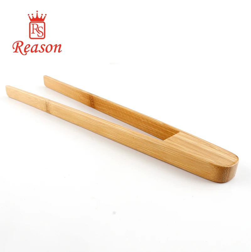 Food Grade Bamboo Food Tong , Eco-Friendly BBQ Grill Tong, Kitchen Cooking Chicken Tong