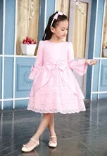 2016 The latest High quality Baby Pink font b Fancy b font Lace font b dresses