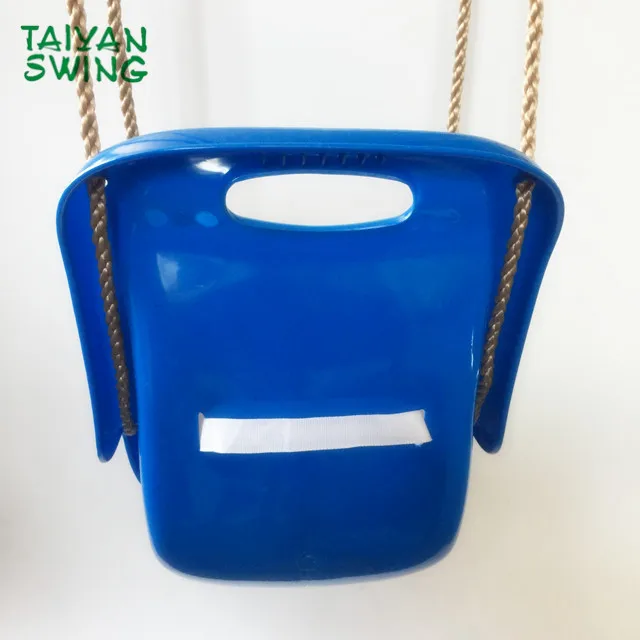 Garden Plastic Infant Swing Chair with Rope