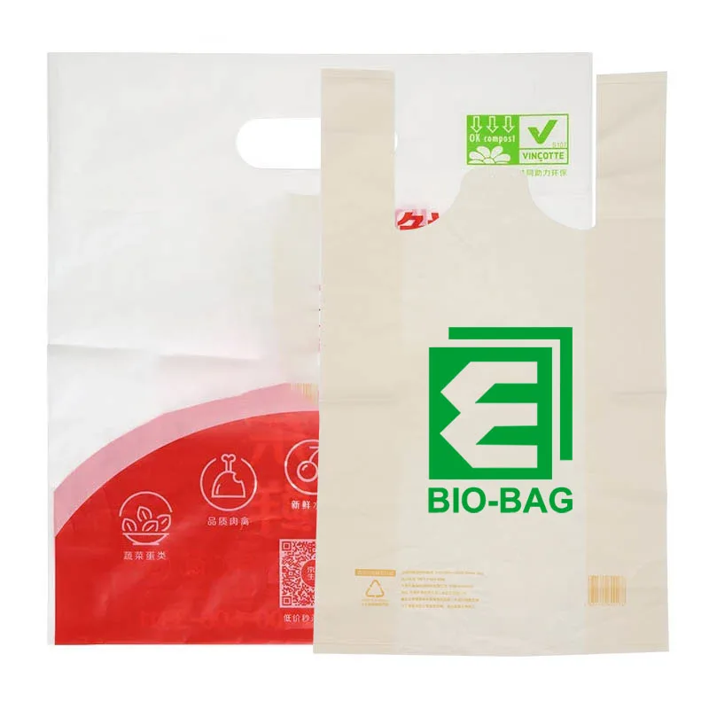
Disposable Malaysia Packing Clear Emballage Custom Biodegradable Plastic Bag Plant Raw Material 