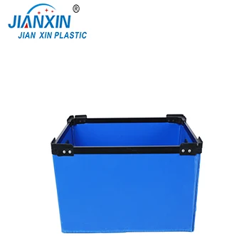 Foldable pp  plastic turnover box