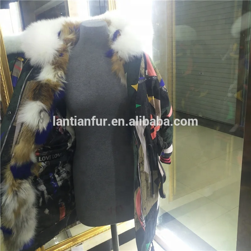 New Arrival winter jacket real fur parkas for women