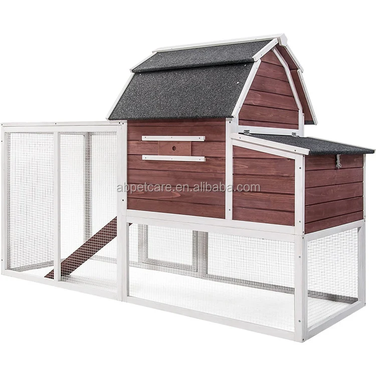 Pet Rabbit Hutch Wooden House Chicken Coop for Small Animals