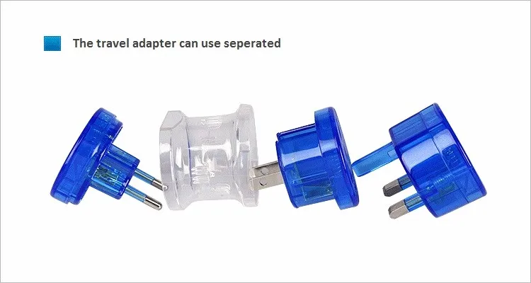 
USB Charger AC Adapter US to UK to EU Universal Travel Europe Plug Power Adapter 