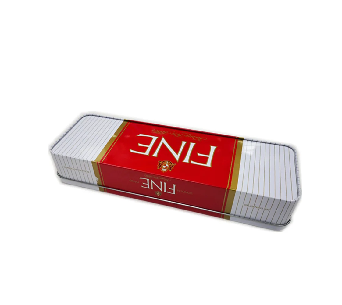 
High Quality rectangle gift cigarette cigar packaging tin box 
