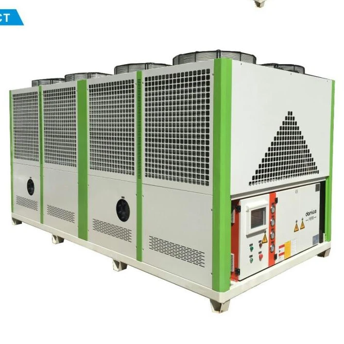 Air cooled water chiller operation for Plastic or chemical industry