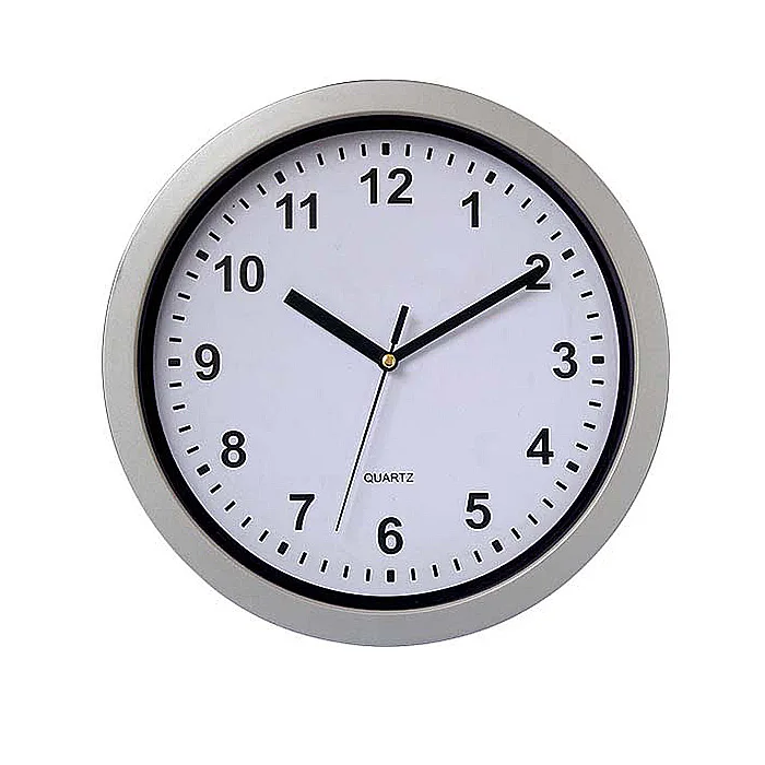 factory price different color plastic wall clock with customized logo