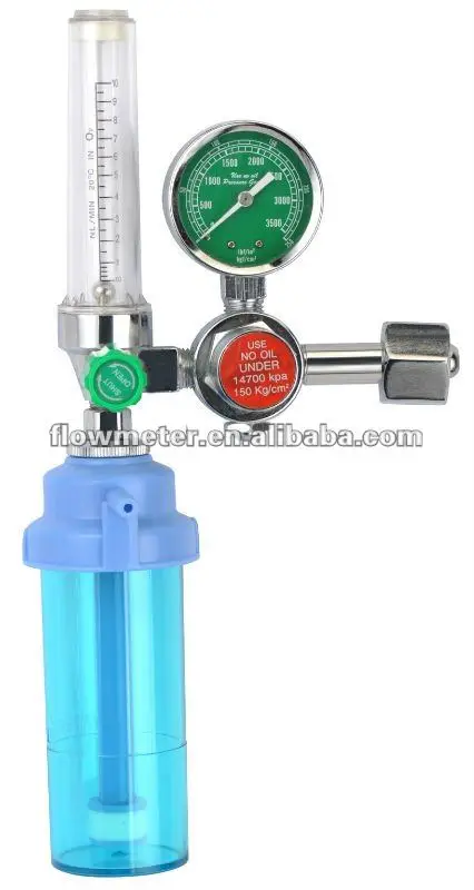 Медицинский Кислород Регулятор увлажнения расходомер