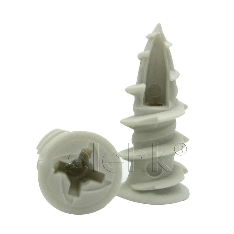 Высококачественные нейлоновые фиксаторы для гипсокартона, пластиковые самосверлильные полые настенные анкеры с краном