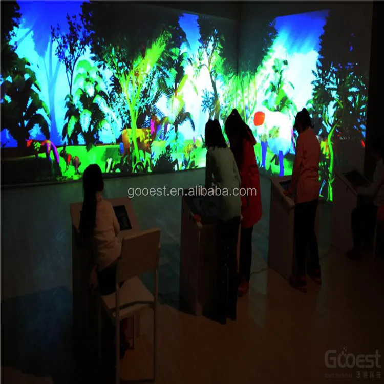 
Indoor soft playground kids interactive wall projection games for kids 