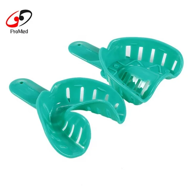 Hot Sale Colorful Disposable Plastic Dental Impression bite Trays set