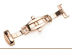 Ремешок из нержавеющей стали для часов с пряжкой-бабочкой