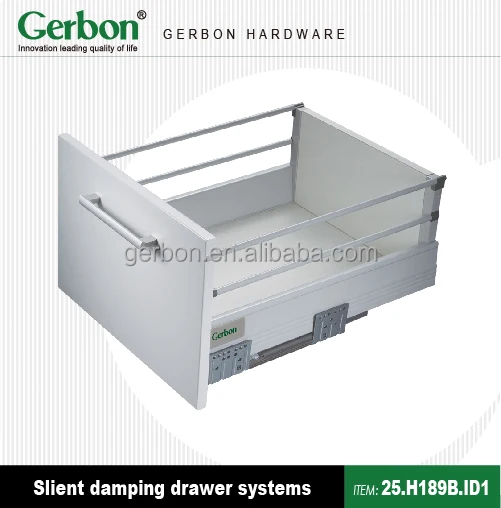 
189mm height silent Damping Drawer tandem box 