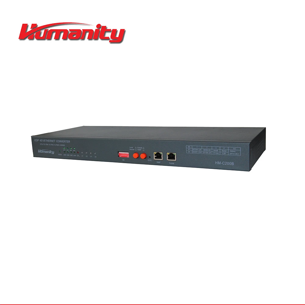 
Humanity HM-C200B EOP 4E1 to Ethernet converter 