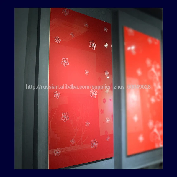 zh бренда e1 класса блеск картина цвета уф мдф для шкафа