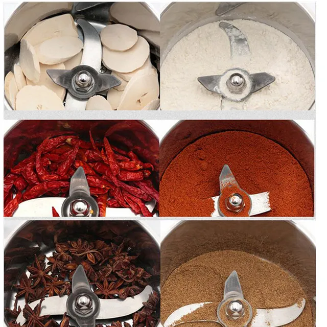 DAMAI 350g Chilli Grinding Machine Paprika Mustard Seeds Grinder