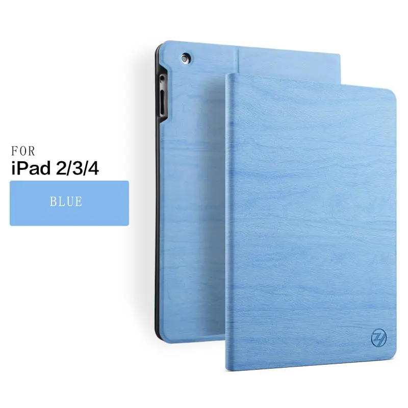 Shockproof tree texture Pu leather magnetic tablet cover for ipad 234cases for ipad 4th generation case