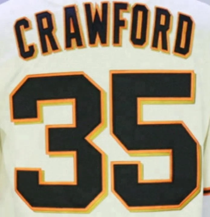 Customized Brandon Crawford #35 Tan Best Quality Stitched Jersey