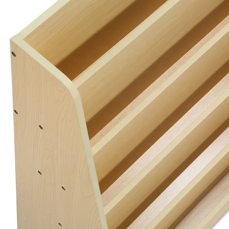 new style design 5-Level Kids Wood Bookshelf Bookcase Rack Toy Storage Organizer Display Shelf for home or kindergarten