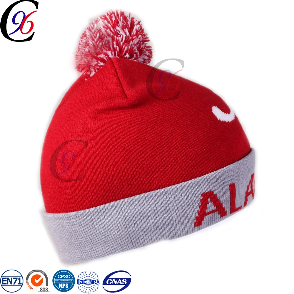 Chengxing качества трикотажные теплый рисунок крючком шапочка бесплатно pom hat