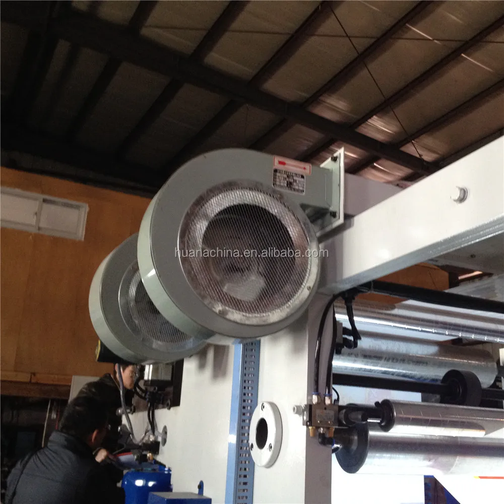 Plastic high speed flexographic printing machine