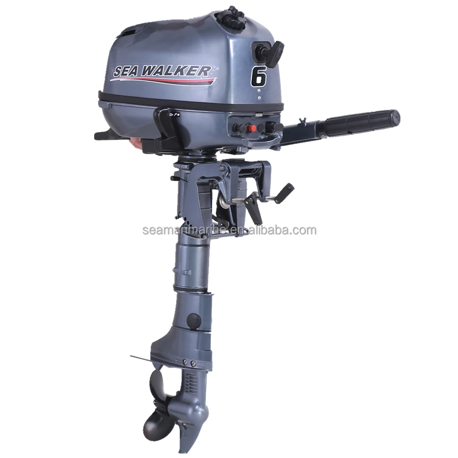 Seawalker лодочный мотор 6hp 4-х тактный короткий вал лодочный мотор для морской рыбалки