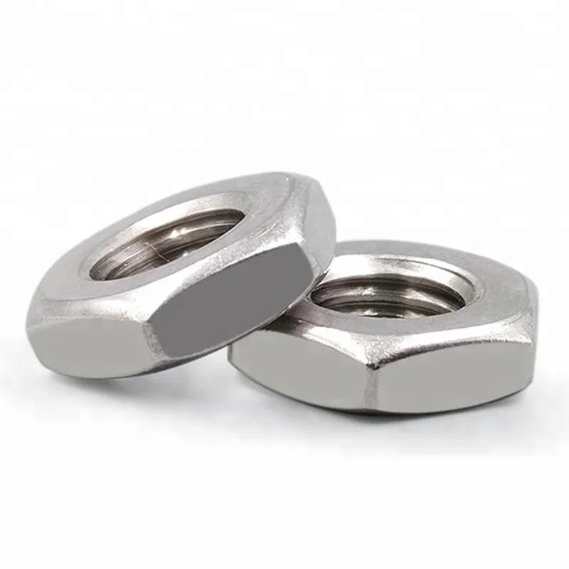 M14*2mm Pitch SUS316 SUS316L Stainless Steel Hex Jam Nut DIN936