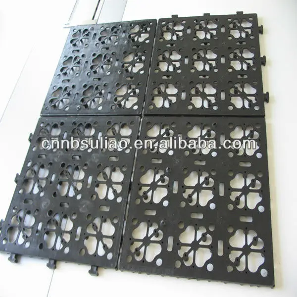 Пластиковая напольная плитка, деревянная пластиковая композитная основа